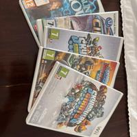 nintendo  wii con due controller e giochi