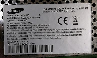 Samsung LE32A336J1D scheda madre + alimentatore 