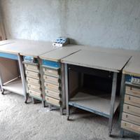 Banco Tavolo da lavoro con Carrello estraibile MGM