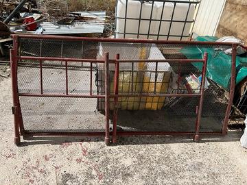 Letto vintage in ferro completo di rete