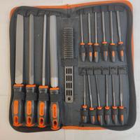 Kit lime e ruspe x ferro e legno 17pz