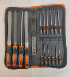 Kit lime e ruspe x ferro e legno 17pz