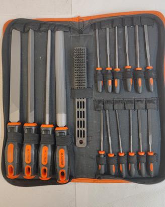 Kit lime e ruspe x ferro e legno 17pz