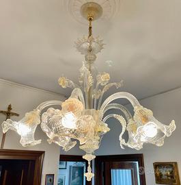 lampadario Burano a 5 luci