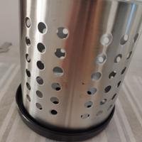 Porta posate in acciaio inox 