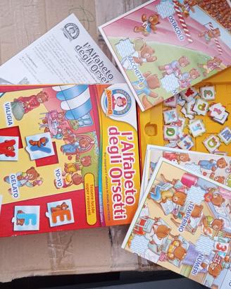 Gioco per bambini "L'alfabeto degli orsetti"