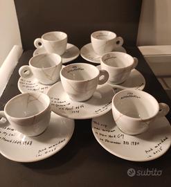 Illy yoko Ono 7 cups set completo 