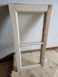 finestra vecchia, cornice vintage