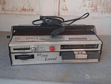 registratore a cassette portatile vintage 