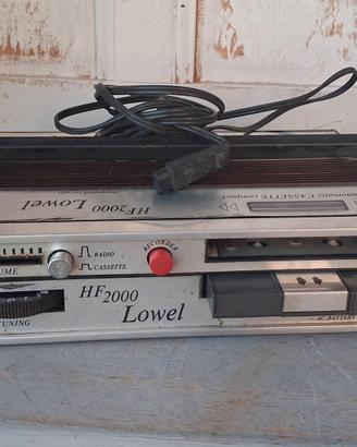 registratore a cassette portatile vintage 