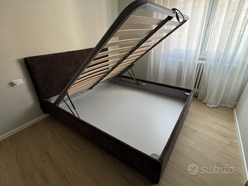 Letto matrimoniale contenitore