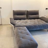 Divano e Pouff Brera - Dondi Salotti - 3 posti