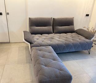 Divano e Pouff Brera - Dondi Salotti - 3 posti