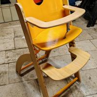 Seggiolone in legno Pali