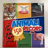 150 Animali Record Libro + Stickers