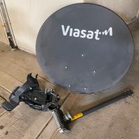 Parabola viasat con decoder