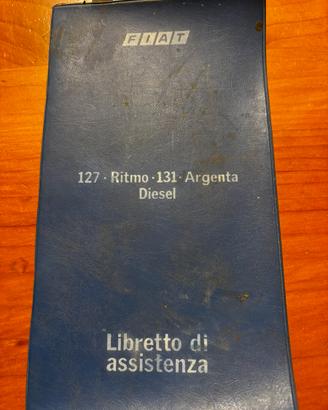 Libretto Fiat 127 Ritmo 131 Argenta Diesel