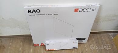 specchio+lampada led bagno