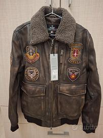 Bomber aviatore in vera pelle