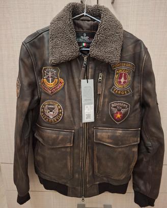 Bomber aviatore in vera pelle