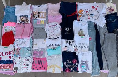 Stock abbigliamento bambina 3-6 anni