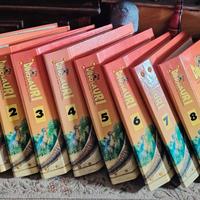 Dinosauri,8 Raccoglitori Originali Completi Collan