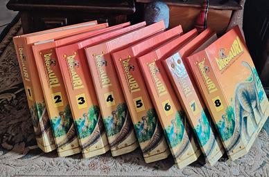 Dinosauri,8 Raccoglitori Originali Completi Collan