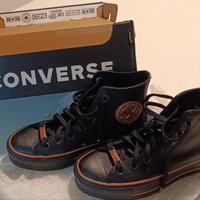 Converse Chuck Taylor All Star Lift Hi Nere e oro