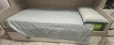 letto singolo ( con letto a scomparsa)