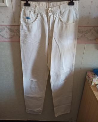 Pantaloni jeans bianchi Carrera donna taglia L/XL