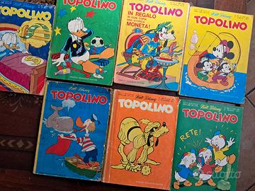 lotto di 7 Topolini fumetti anni 70 