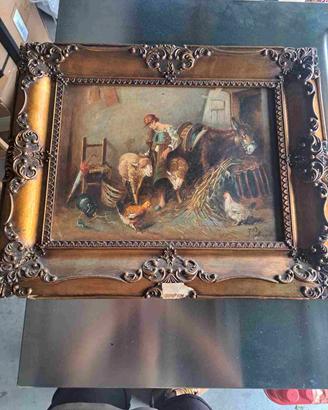T. Pellicciotti, coppia dipinti olio su tela 30x40