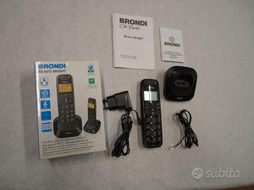 Telefono cordless senza fili Brondi Bravo Bright