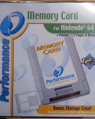 Performance Memory Card per Nintendo 64