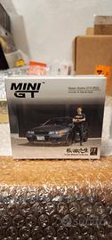 Mini GT Nissan Skyline GT-R R32 Gunmetal Matsuda 