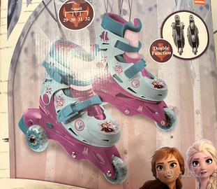 Pattini inline Disney bambina doppia funzionalità