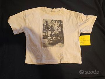 Maglietta maniche corte bambina Zara 9-10 cm 140