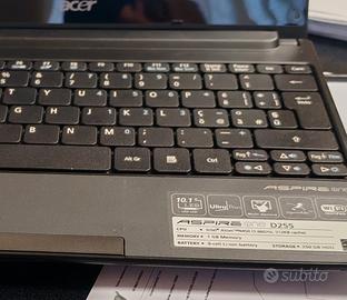 Notebook 10 pollici..Acer one
