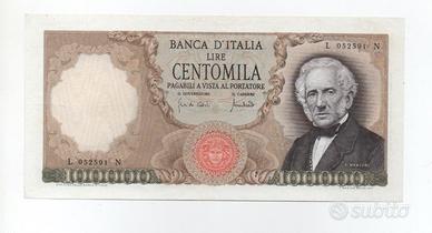 Lire 100.000 tipo manzoni - anno 1970