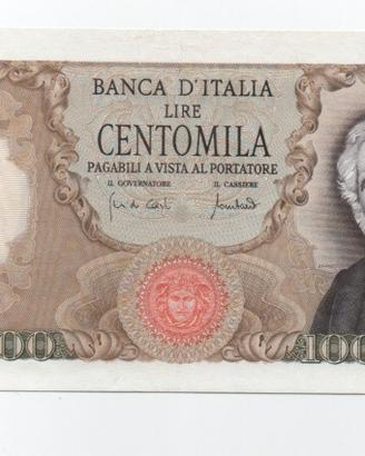 Lire 100.000 tipo manzoni - anno 1970