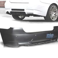 PARAURTI POSTERIORE BMW E90 LOOK M3 PDC DOPPIO SCA