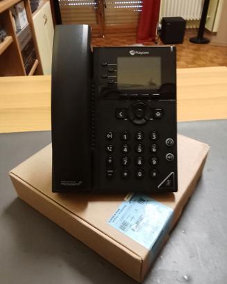 Telefono NUOVO da scrivania VoIP PoE Poly VVX 250