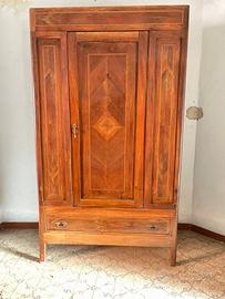 Armadio da camera in legno  antico anno 1930