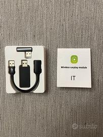Adattatore Wireless per CarPlay con Adattatore USB