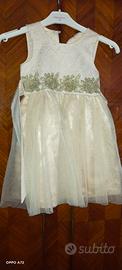 VESTITO BIMBA TG 4A CERIMONIA 