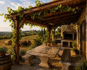 Pergola in legno