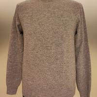 Maglione Become con toppe sulle maniche in pelle