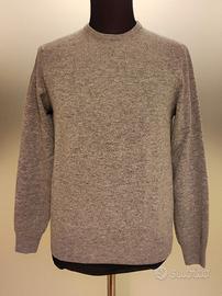 Maglione Become con toppe sulle maniche in pelle