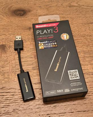 SoundBlaster Play3! Scheda audio USB 
