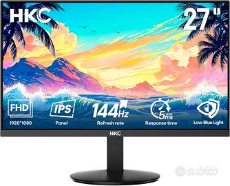 HKC V2718S Monitor 27" FHD 144Hz IPS Gaming